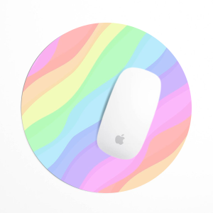 Cute Rainbow Mouse Pad