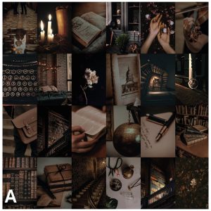 20 PCS Dark Academia Aesthetic Wall Collage Kit