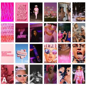 20 PCS Glam Aesthetic Wall Collage Kit