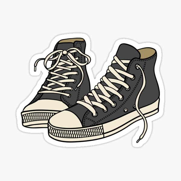 Converse sneakers Laptop Sticker